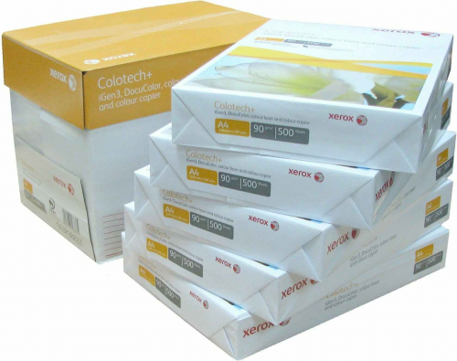 Бумага XEROX Colotech Plus без покрытия 170CIE, 90г, SR A3 (450x320мм), 500 листов, Грузить кратно 3 шт. см 003R95838