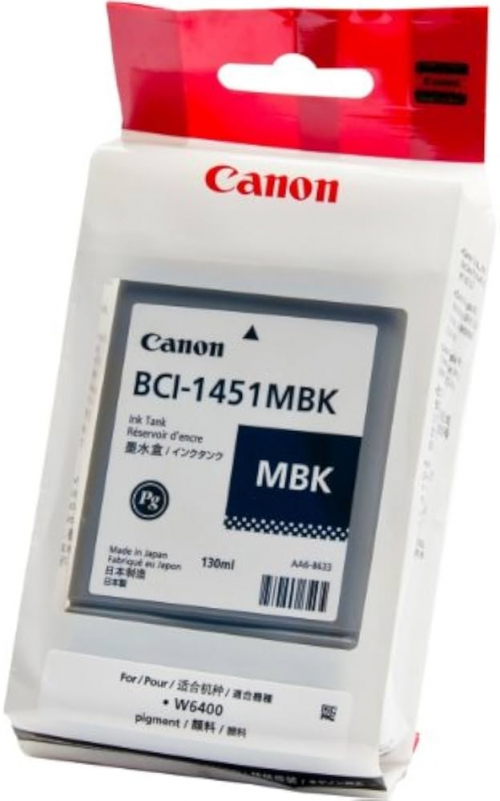 Оригинальный картридж CANON BCI-1451MBK (130 мл., черный матовый)