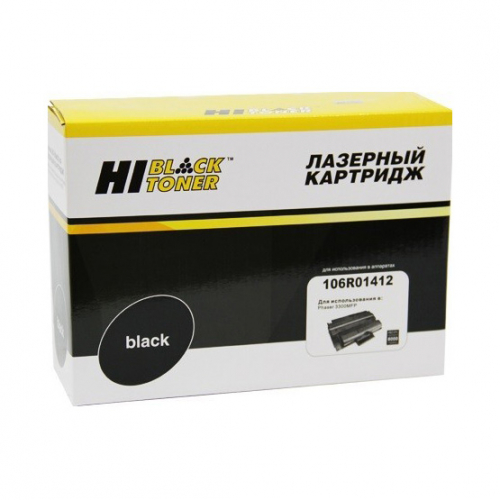 Совместимый лазерный картридж Hi-Black (HB-106R01412) 98956310061 для Xerox Phaser 3300, черный, 8 000 страниц