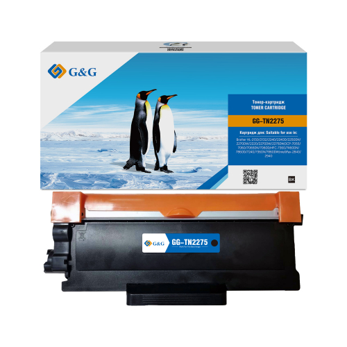 Совместимый тонер-картридж лазерный G&G GG-TN2275 (2600 стр., черный)