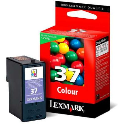 Оригинальный картридж Lexmark 18C2140E Lexmark 37 (150 стр., цветной)