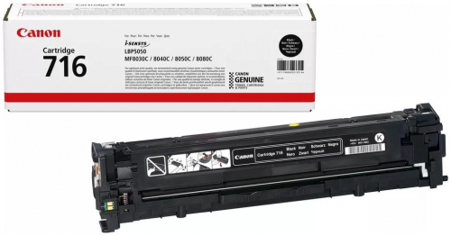 Оригинальный картридж CANON 716 BK (1500 стр., черный)