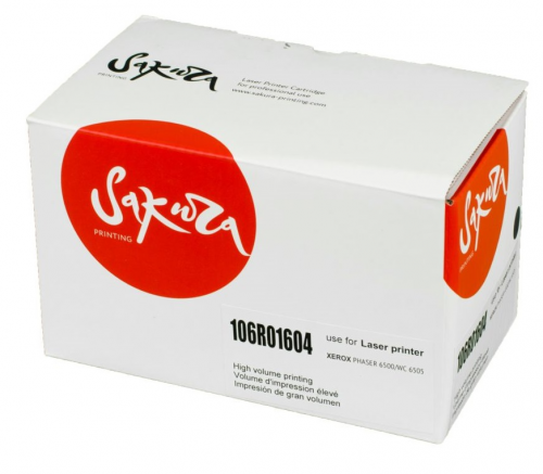 Совместимый картридж SAKURA 106R01604 (3000 стр., чёрный)