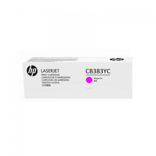 Оригинальный картридж лазерный контрактный HP CB383YC экстраповышенной емкости пурпурный (31000 стр)