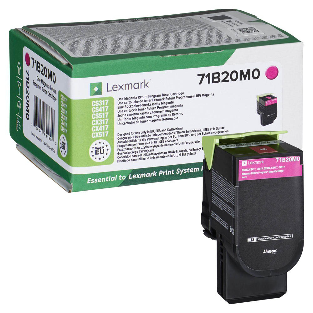 Оригинальный картридж Lexmark 71B5HM0 (3500 стр., пурпурный)