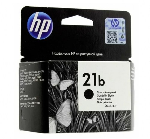 Оригинальный лазерный картридж HP C9351BE Simple (21b) (5 мл., черный простой)