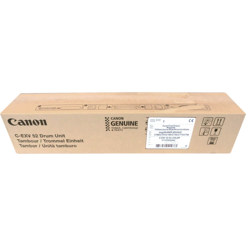 Оригинальный картридж Canon CEXV52 1111C002 (282000 стр., жёлтый)