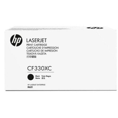Оригинальный картридж HP 654X лазерный черный увеличенной емкости (20500 стр)
