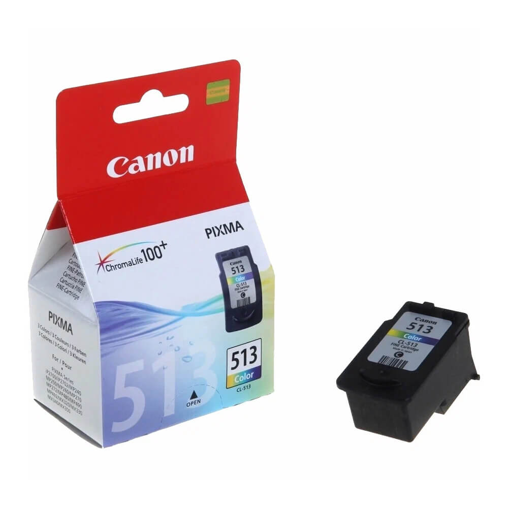 Оригинальный картридж Canon CL-513IJ 2971B001 (349 стр., жёлтый)