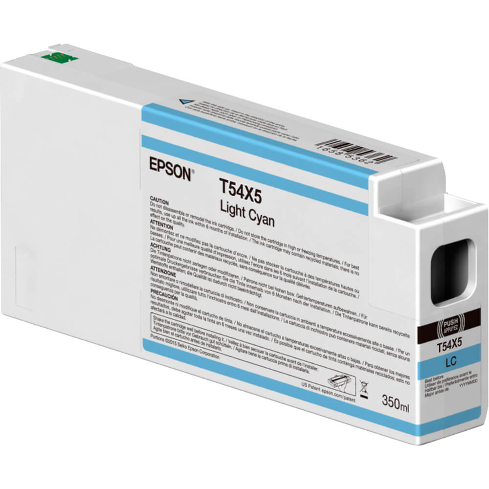 Оригинальный картридж Epson C13T54X500 (350 мл., голубой)