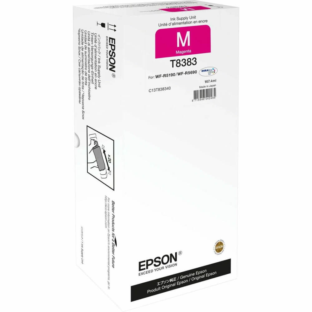 Оригинальный картридж Epson C13T838340 (20000 стр., пурпурный)