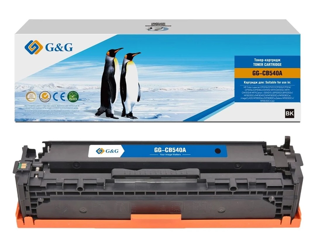 Картридж лазерный G&G GG-CB540A (1400 стр., черный)