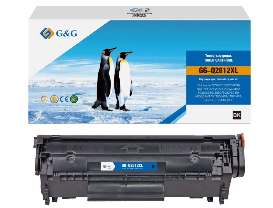 Картридж лазерный G&G GG-Q2612XL (6000 стр., черный)