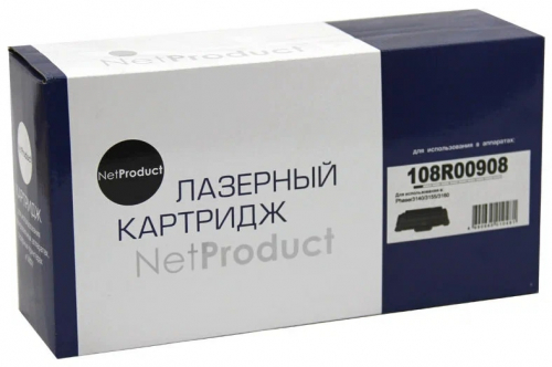 Совместимый картридж NetProduct (N-108R00908) для Xerox Phaser 3140/3155/3160, 1,5K