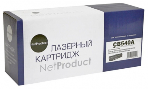 Совместимый картридж NetProduct (N-CB540A) для HP CLJ CM1300/CM1312/CP1210/CP1215, Bk, 2,2K