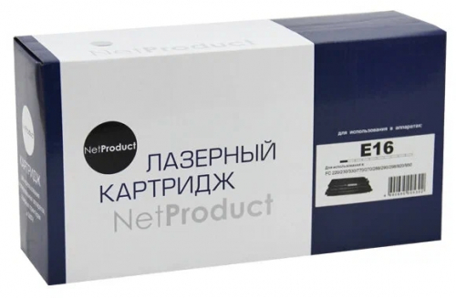Совместимый картридж NetProduct (N-E-16) для Canon FC 200/210/220/230/330, 2K