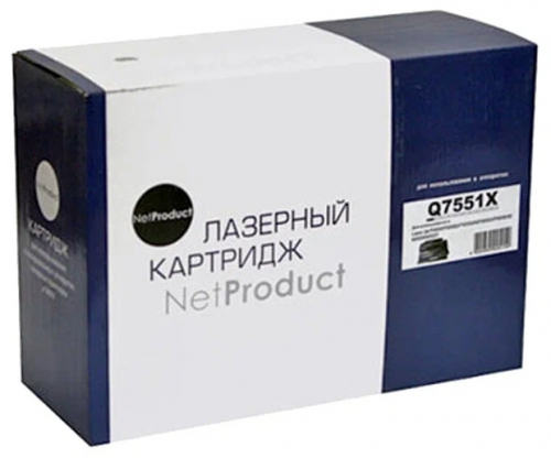 Совместимый картридж NetProduct (N-Q7551X) для HP LJ P3005/M3027MFP/M3035MFP, 13K