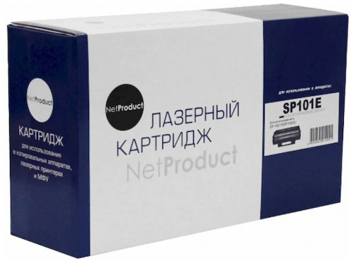 Совместимый картридж NetProduct (N-SP101E) для Ricoh Aficio SP 100/100SF/100SU, 1,2K