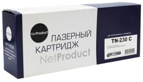 Совместимый тонер-картридж NetProduct (N-TN-230C) для Brother HL-3040CN/3070CW/MFC9010CN, C, 1,4K