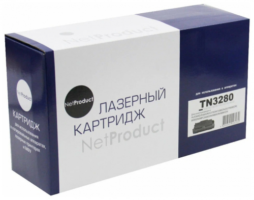 Совместимый тонер-картридж NetProduct (N-TN-3280) для Brother HL-5340/5350/5370/5380/DCP-8070D, 8K