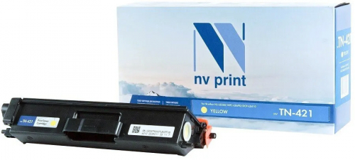Совместимый картридж NV Print NV-TN-421 Yellow для Brother HL-L8260/MFC-L8690/DCP-L8410 (1800k) (NV-TN-421Y)
