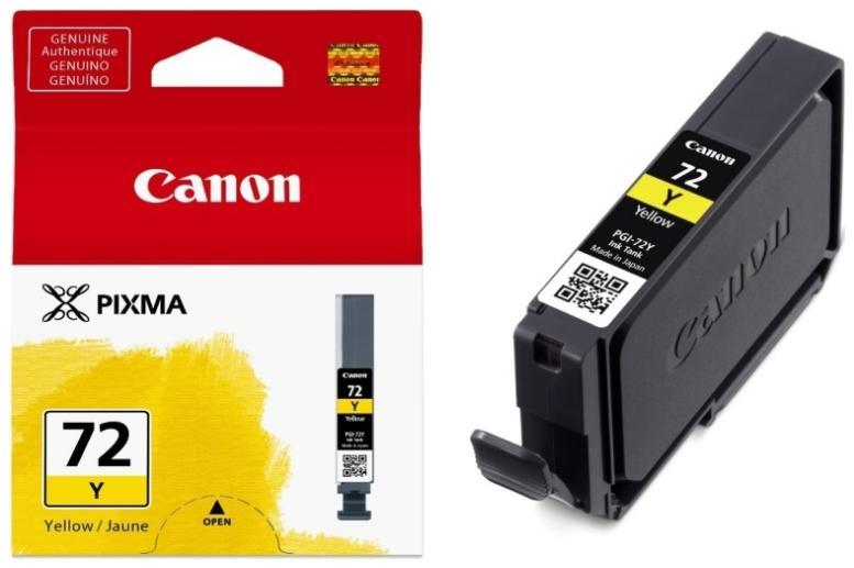 Оригинальный картридж Canon PGI-72Y 6406B001 (377 стр., жёлтый)