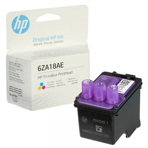 Оригинальная печатающая головка HP 6ZA18AE (Три цвета, 30000 стр)