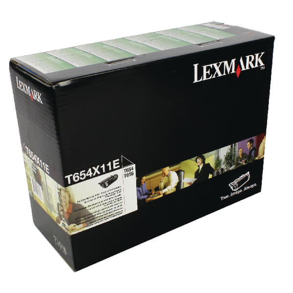 Оригинальный картридж Lexmark T654X11E (36000 стр., черный)