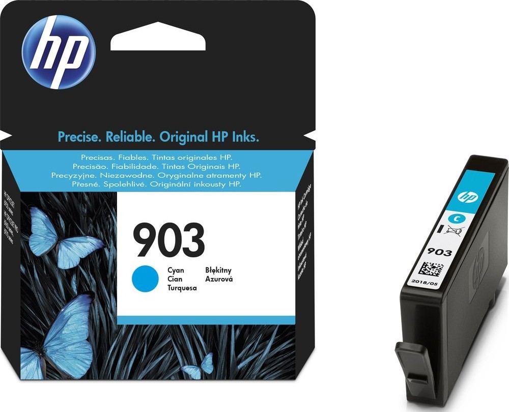Оригинальный картридж HP T6L87AE (315 стр., голубой)
