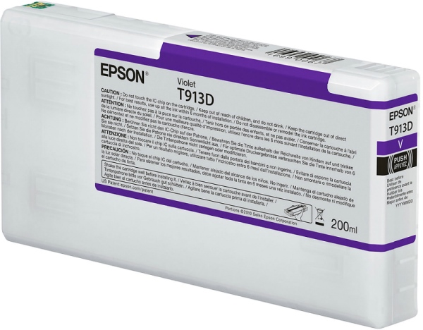Оригинальный картридж Epson T913D C13T913D00 (200 мл., фиолетовый)