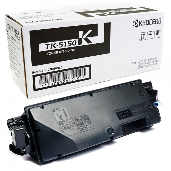 Оригинальный картридж Kyocera TK-5150K 1T02NS0NL0 (12000 стр., черный)