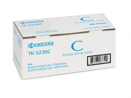 Тонер-картридж Kyocera TK-5230C для P5021cdn/cdw, M5521cdn/cdw (1T02R9CNL0)