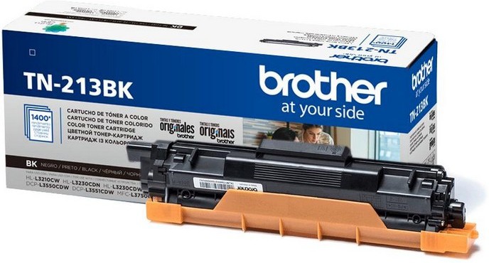 Оригинальный картридж Brother TN-213BK (1400 стр., черный)