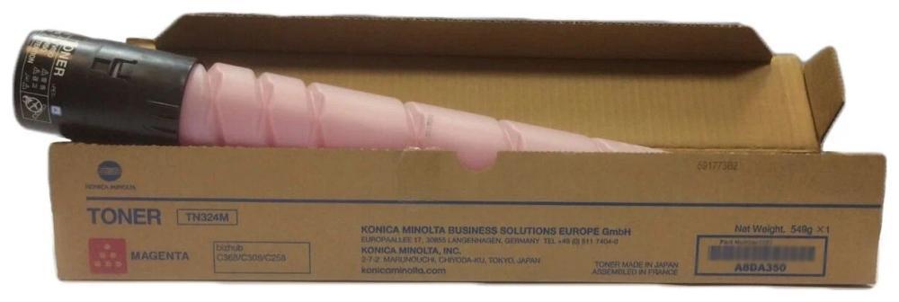 Оригинальный картридж Konica Minolta TN-324MH A8DA35H (14000 стр., пурпурный)