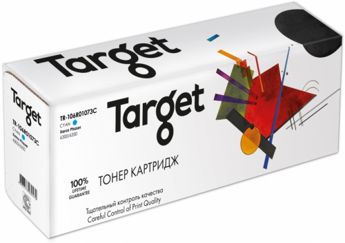 Картридж TARGET совместимый Xerox 106R01073 Cyan для Phaser 6300/6350, 4k