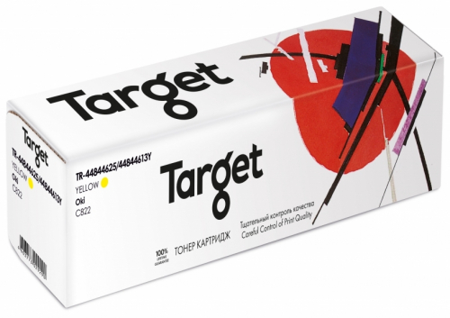 Совместимый картридж TARGET 44844625/44844613 (TR-44844625/44844613Y) Yellow для Oki C822
