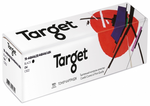 Совместимый картридж TARGET 44844628/44844616 (TR-44844628/44844616Bk) Black для Oki C822