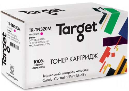 Совместимый картридж TARGET TN-320M (TR-TN320M) Magenta для Brother DPC-9055/9270/HL 4140/4150/4570/MFC 9460/9465/9970