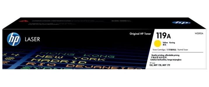 Оригинальный картридж HP W2092A (1000 стр., жёлтый)