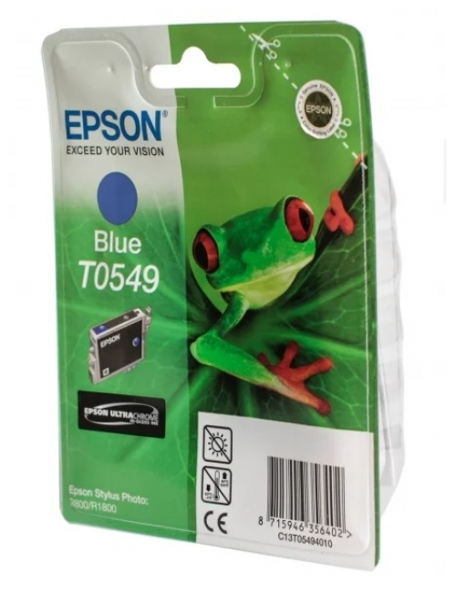 (Спец условия) Картридж Epson C13T05494010 голубой  (400 стр.)