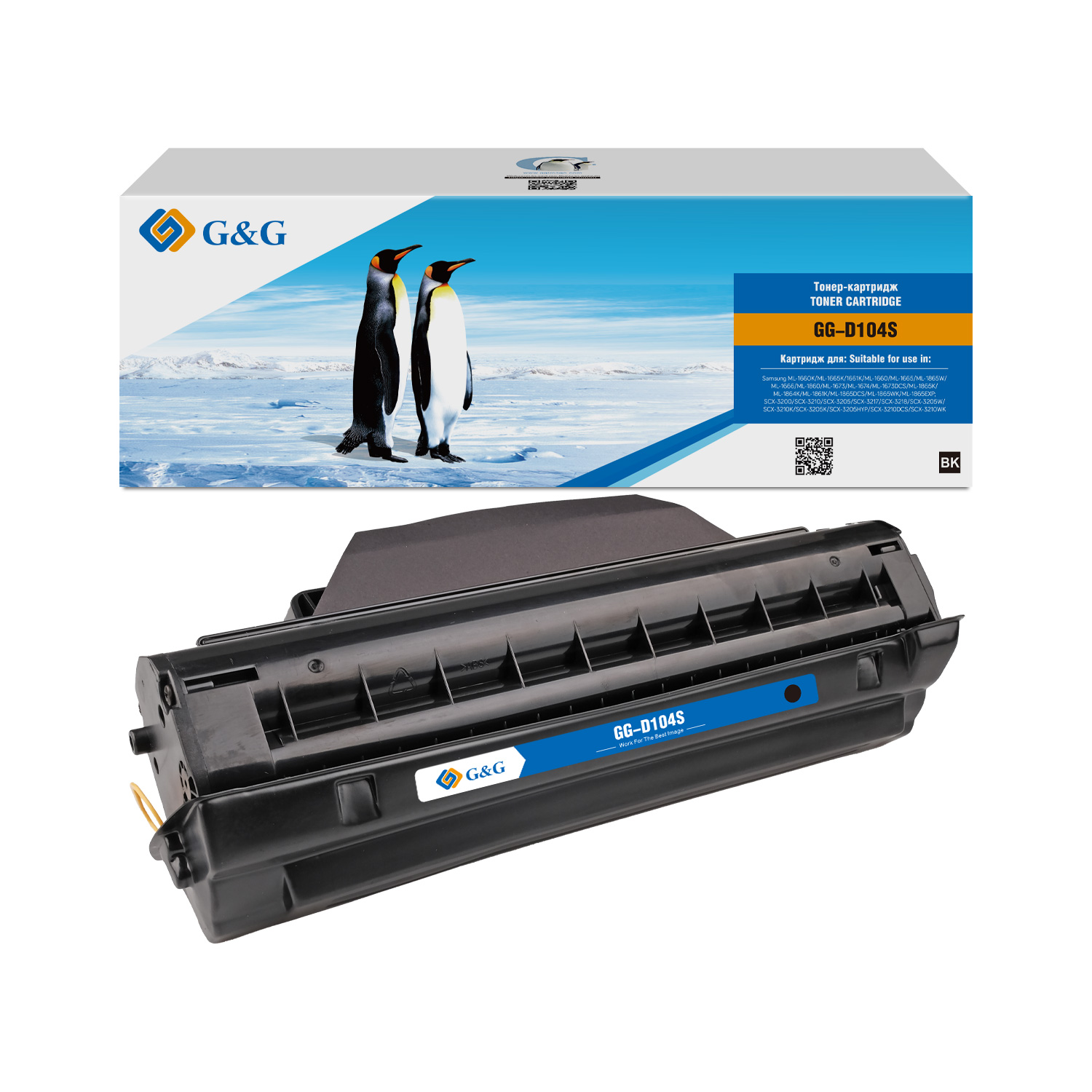 Картридж лазерный G&G GG-D104S (1500 стр., черный)