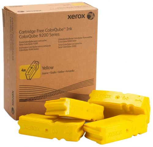Оригинальный тонер-картридж Xerox 108R00839 4 штуки (4 * 9250 стр., желтый)