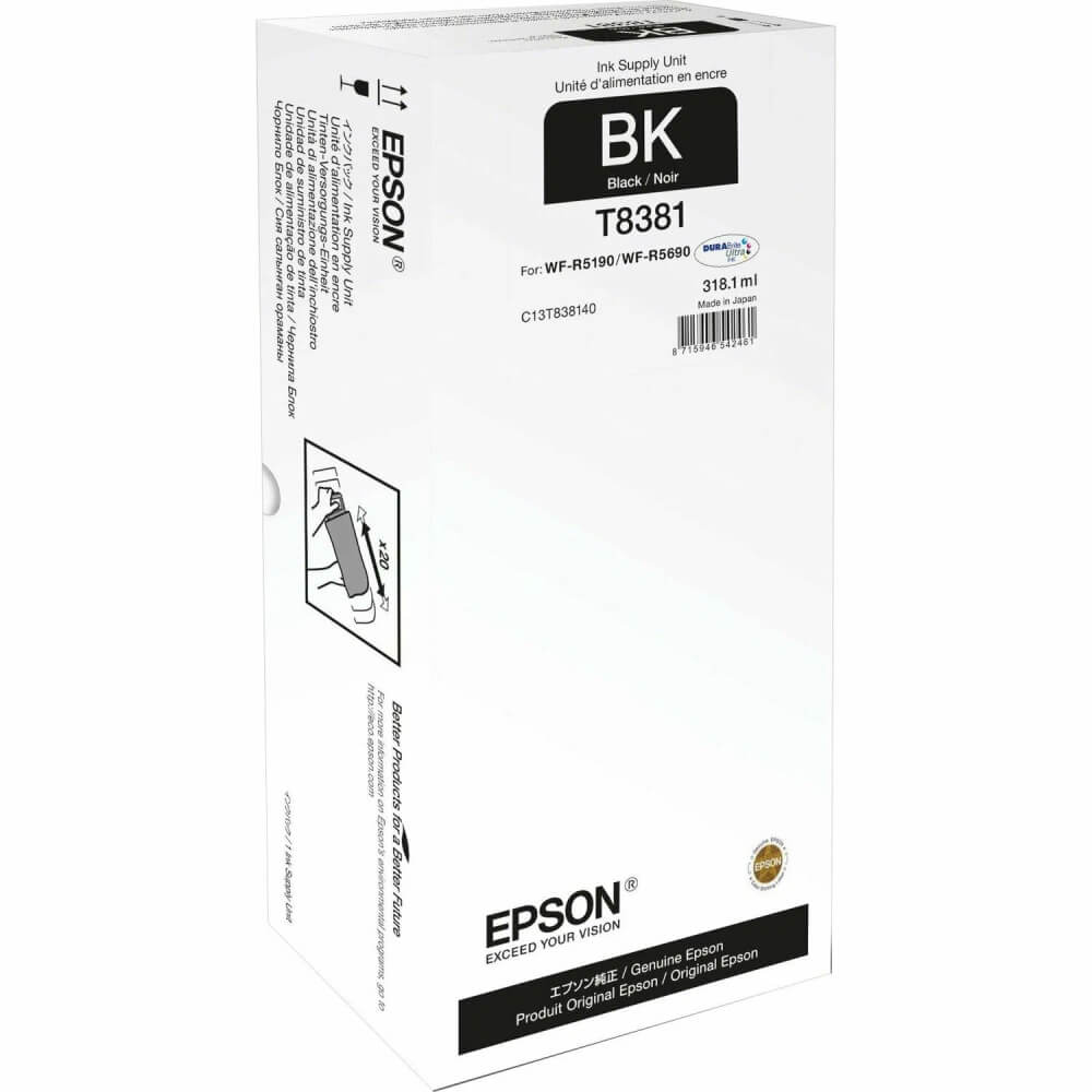 Оригинальный картридж Epson C13T838140 (20000 стр., черный)