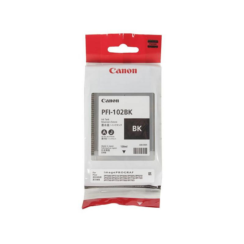 Оригинальный картридж CANON PFI-102BK (130 мл., черный)