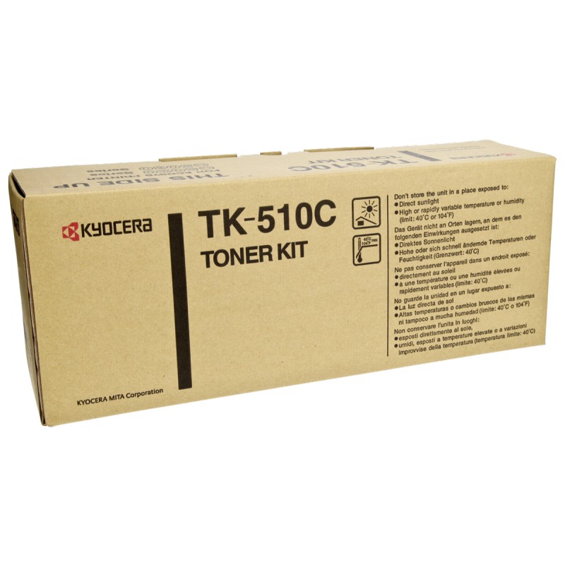 Оригинальный картридж KYOCERA TK-510C (8000 стр., голубой)