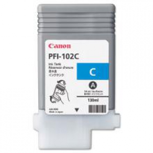 Оригинальный картридж CANON PFI-102C (130 мл., голубой)