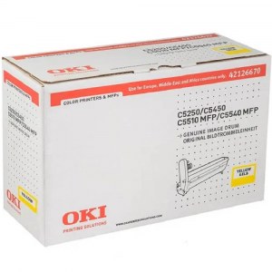 Оригинальный картридж OKI 42126670 (17000 стр., жёлтый)