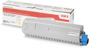 Оригинальный картридж OKI 46861321 / 46861305 (10000 стр., жёлтый)