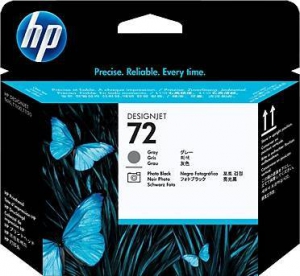 (Спец цена) Оригинальная струйная печатающая головка HP 72 C9380A для HP Designjet T770/ T1200/ T620/ T1120ps/ T2300/ T790/ T795/ T1300/ T1100/ T1100ps/ T610, серый/ черный, 6000 страниц