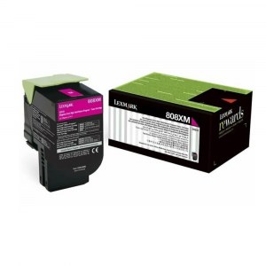 Оригинальный картридж Lexmark 80C8XM0 734646481427 (4000 стр., пурпурный)